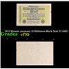 1923 Weimar Germany 10 Millionen Mark Note P# 106D Grades vf++