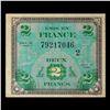 Image 2 : 1944 France 2 Franc Allied Liberation Note P# 114B Grades Select AU