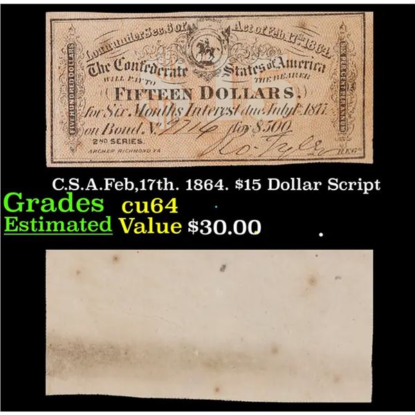 1965 U.S.  Military Payment 10 Cent Note P# M58A Grades vf++