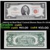 1963A $2 Red Seal United States Note Fr-1514 Grades Gem CU