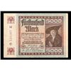 Image 2 : 1922 Weimar Germany 5000 Mark Note P# 81D Grades vf++