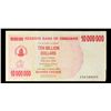 Image 2 : 2008 Zimbabwe 10 Million Dollars Note P#  55A Grades vf+