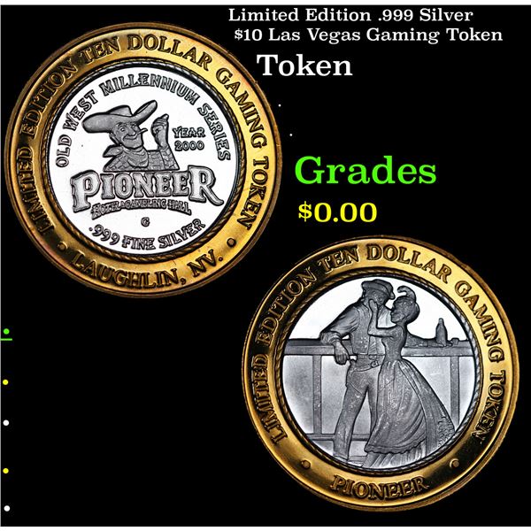 Limited Edition .999 Silver $10 Las Vegas Gaming Token