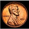 Image 2 : 1961-p Lincoln Cent 1c Grades GEM+ Unc RD