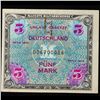 Image 2 : 1944 Germnay 5 Mark Note Under Allied Occupation P# 193D Grades Choice AU/BU Slider