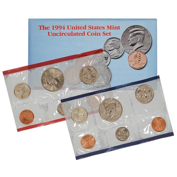 1994 United States Mint Set in Original Government Packaging 10 coins