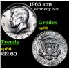 1965 sms Kennedy Half Dollar 50c Grades sp66