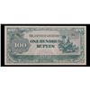 Image 2 : 1944 Myanmar (Japanese WWII Occupation) 100 Rupees Banknote P#?17 Grades Choice CU