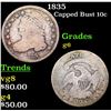 Image 1 : 1835 Capped Bust Dime 10c Grades g+
