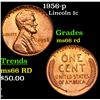 Image 1 : 1956-p Lincoln Cent 1c Grades GEM+ Unc RD