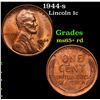 Image 1 : 1944-s Lincoln Cent 1c Grades Gem+ Unc RD