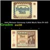 Image 1 : 1922 Weimar Germany 5,000 Mark Note P# 81D Grades Choice AU/BU Slider
