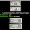 Image 1 : 2x Consecutive **Star Note** 2006 $1 Federal Reserve Notes (Dallas, TX), CU! Interesting Serial #s: 