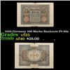1920 Germany 100 Marks Banknote P# 69a Grades vf+