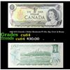 1969-1975 Canada 1 Dollar Banknote P# 85c, Sig. Crow & Bouey Grades Choice CU