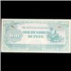 Image 2 : 1942 Burman Under Japanese (JIM) Occupation 100 Pupee Note P# 17A Grades Select CU