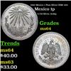 1943 Mexico 1 Peso Silver KM# 455 Grades Choice Unc