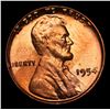 Image 2 : 1954-p Lincoln Cent 1c Grades Gem+ Unc RD
