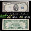 1953 $5 Blue Seal Silver Certificate Grades vf+