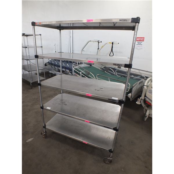 Stainless Steel Metro Rack on Wheels