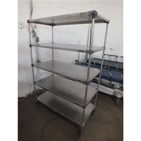 Stainless Steel Metro Rack on Wheels