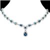 Image 1 : Natual London Blue Topaz Necklace