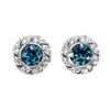 Image 1 : Natural London Blue Topaz Earrings