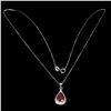 Image 1 : Natural Pigeon Blood Red Ruby Necklace