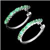 Image 1 : Natural Colombian Emerald Earrings