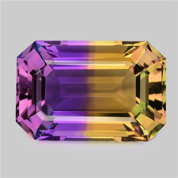 Natural Bolivia Ametrine 9.00 Cts {Flawless-VVS1}