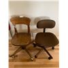 2 x Vintage Wooden Roller Chairs