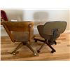Image 4 : 2 x Vintage Wooden Roller Chairs