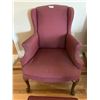Image 2 : Antique Upholstered Parlour Chair w/ Matching Ottoman