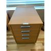 Image 1 : Rolling Wooden File Cabinet