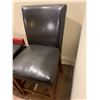 Image 5 : 3 x Leather-Style Barstools (One Missing Back)