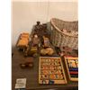 Image 2 : Assortment of Vintage Wooden Toys and More!