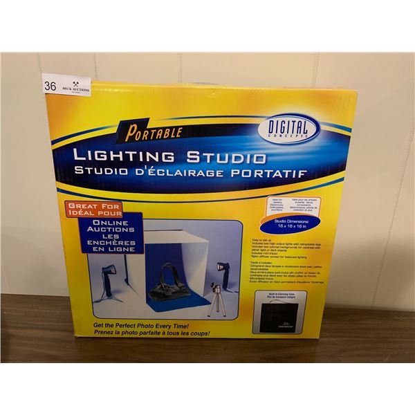 Digital Concepts Portable Light Box (16" x "16" x 16") - Brand New!