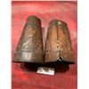 Image 1 : Pair of Vintage Leather Cowboy Gauntlets - Storey and Campbell Vancouver