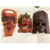 Image 1 : 3 x Ethnic Decorative Masks