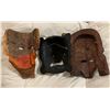 Image 5 : 3 x Ethnic Decorative Masks