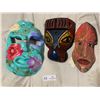 Image 1 : 3 x Ethnic Decorative Masks