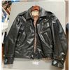 Image 3 : 2 x Men's Motorcycle Jackets - Wolff Canada (Leather - Size 46) and North Pole (Vinyl - Size 36)