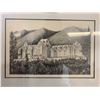 Image 2 : Framed Print of Banff Springs Hotel by Bill Ross and Antique Framed Photograph