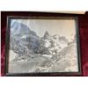 Image 3 : Framed Print of Banff Springs Hotel by Bill Ross and Antique Framed Photograph