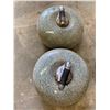 Image 1 : 2 x Vintage Curling Stones