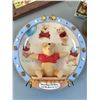 Image 11 : Assortment of Winnie the Pooh Collectibles - Needlepoint, Xmas Ornaments, Wall Plaque, and More!