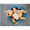 Image 6 : Assortment of Winnie the Pooh Collectibles - Needlepoint, Xmas Ornaments, Wall Plaque, and More!