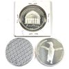 Image 2 : 2.5oz Lot Total! 2x 1oz & 0.5oz .999 Fine Silver Rounds. 3pcs. (Tax Exempt)