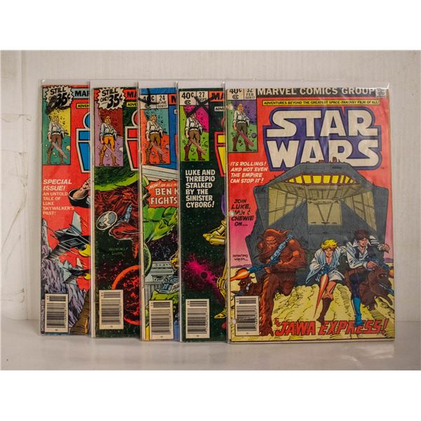 STAR WARS --- 5 COMICS