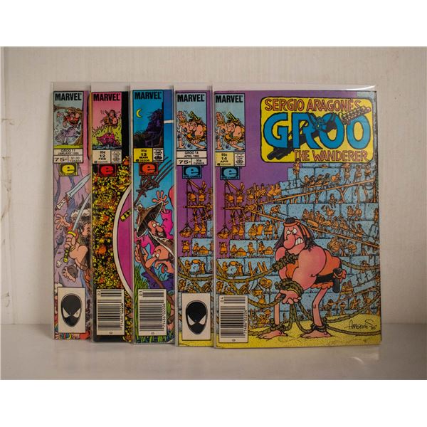 GROO THE WANDERER --- 5 COMICS